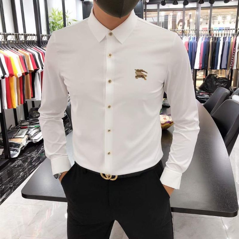 Camisa Burberry Hombre Blanca Camiseta Burberry Blanca