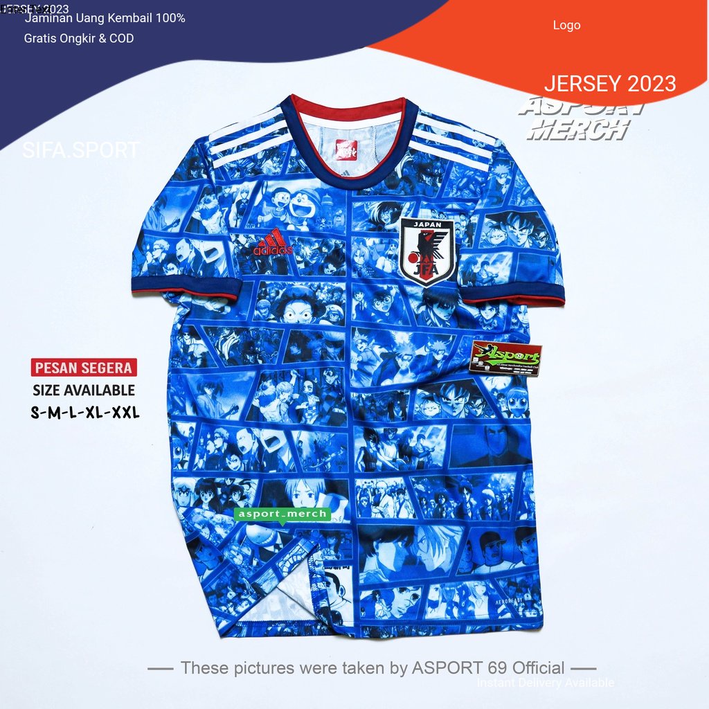 Camiseta de JERSEY japonés especial ANIME nuevo 2021 2022 camiseta de fútbol JERSEY de grado japonés ORI IMPORT
