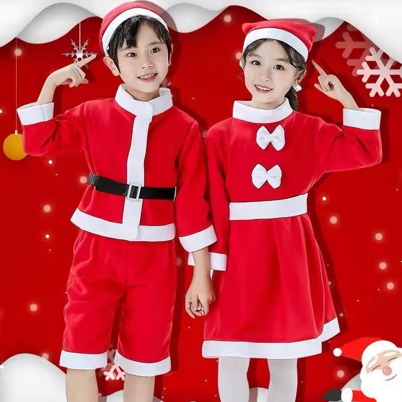 Regalos De Navidad Para Niños , Ropa De Vestir Papá Noel Y Niñas Bebés ,  Sombrero | Shopee México