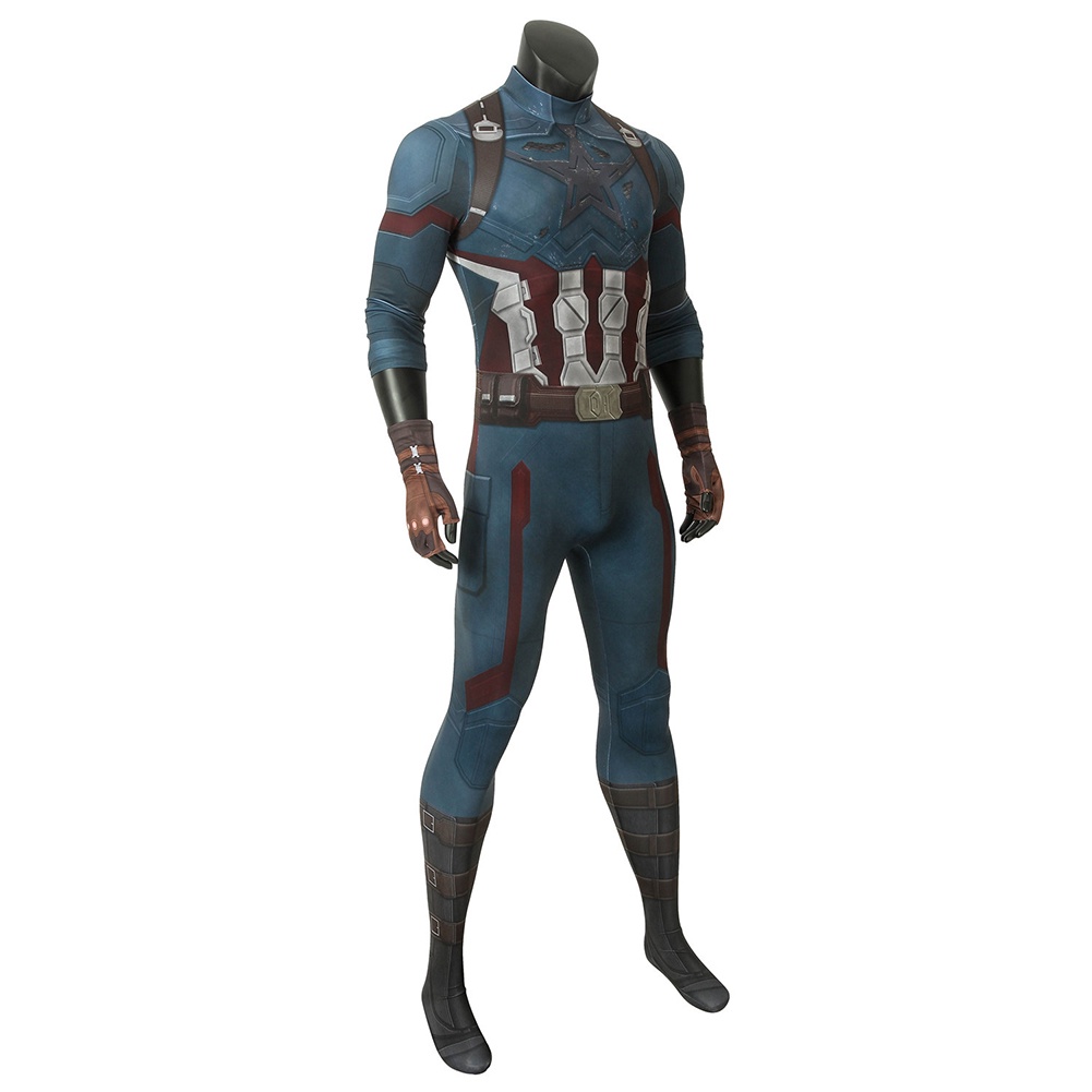 Capitán América Infinity War Steven Rogers Cosplay Disfraz Trajes