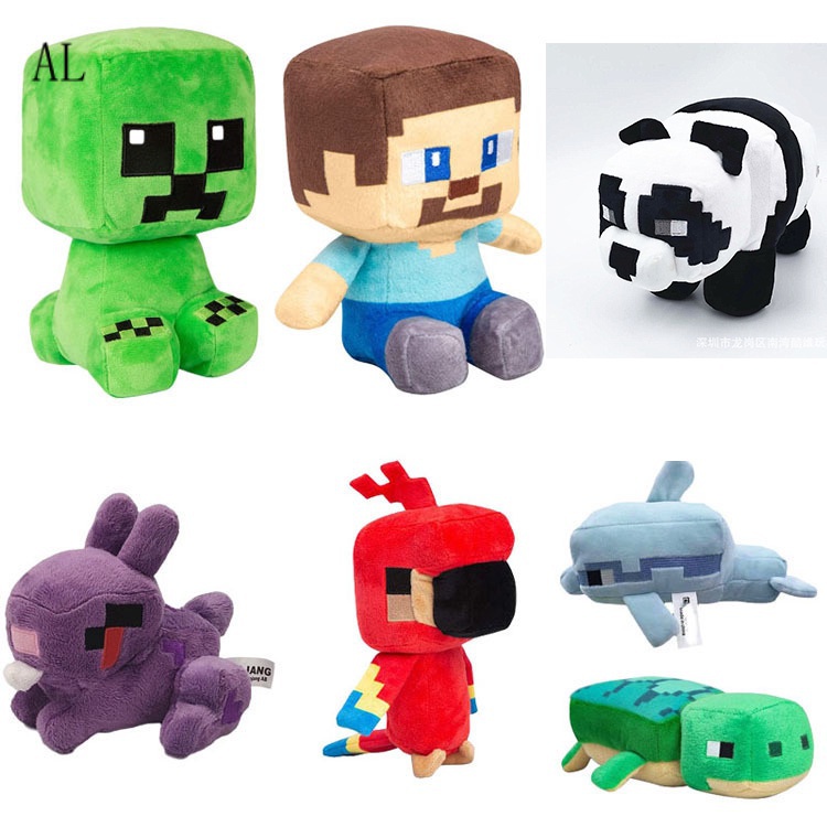 Los peluches de fashion minecraft