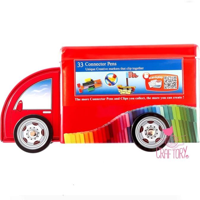 Faber Castell Connector Pen 33 colores marcadores Color camión estaño