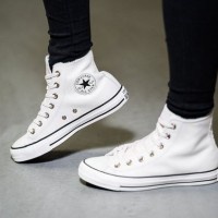 Converse zapatos blancos + caja | Shopee México