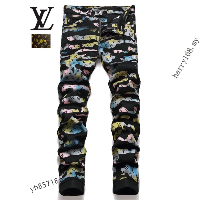 LV LOUIS VUITTON Pantalones Cortos Casuales De Terciopelo Para Hombre M933