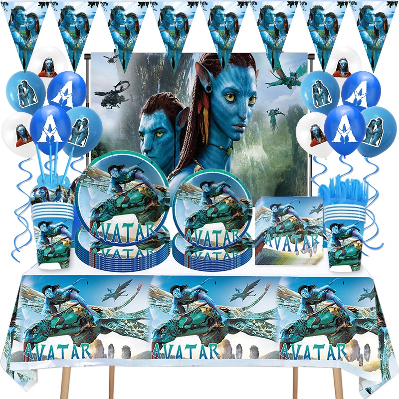 El Avatar 2 Tema Globo Fiesta De Cumpleaños Decoración Bandera Pastel  Topper Niño Supplise Baby Shower | Shopee México
