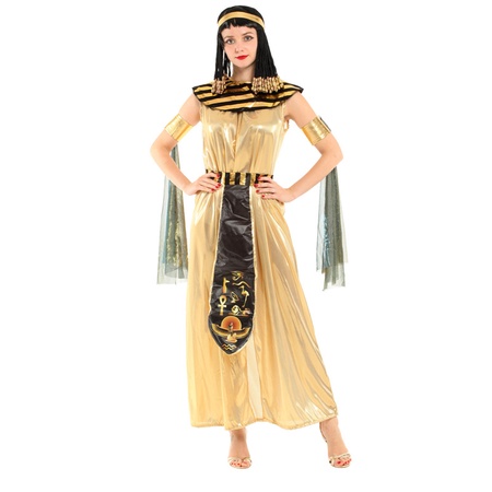 Traje De Talla Grande Mujer Ropa Antigua Egipcia Adulto Fiesta De Halloween  Cosplay Egipto Reina Faraón Egipcio Rey De | Shopee México