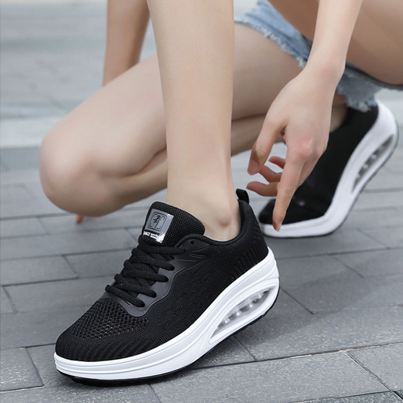 XIDISO Zapatos de Running para Mujer Zapatillas Calzado Ligero Sneakers para Caminar Gimnasio Zapatos Deporte Correr Fitness Escuela 