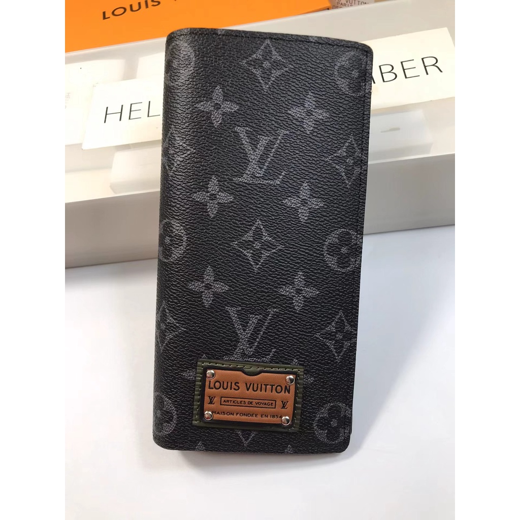 (Spot) Tarjetero para hombre LV/Louis Vuitton new lychee pattern series  (con caja)