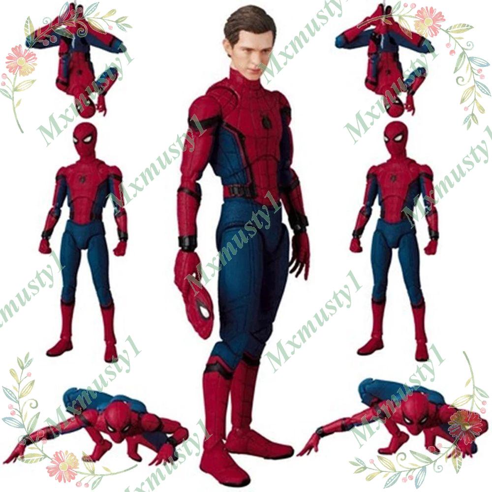 MXMUSTY Spiderman Figura De Acción Estatua Para Niños Muñecas Tom Holland  Marvel Juguetes Regreso A Casa | Shopee México