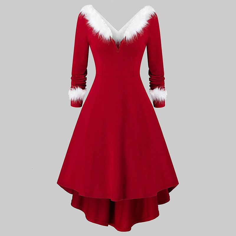 Disfraz De Navidad Para Mujer Miss Santa Claus Vestidos De Cosplay  Disfraces De Año Nuevo Rojo Sexy Vestido Femenino | Shopee México