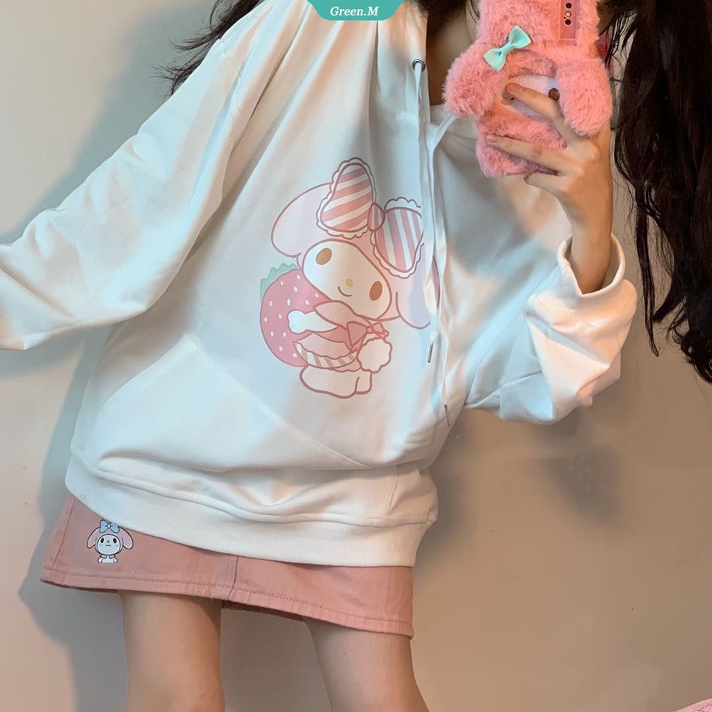 Sudadera Con Capucha Otoño Kawaii Japonés Invierno Mujeres Casual Oversize  Harajuku Chamarra My Melody Ropa Para Niñas [GM] | Shopee México