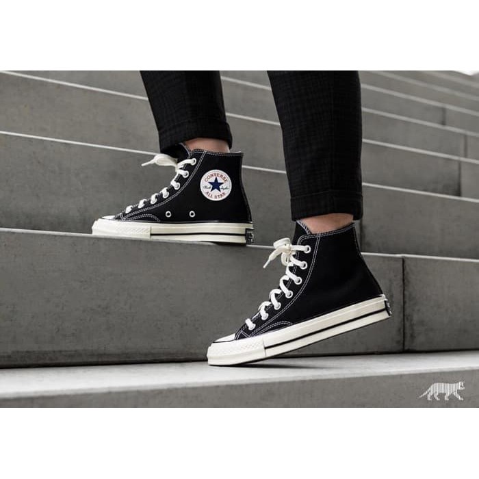 19 Ori 99 % CONVERSE zapatos ALL STARS classic Negro Blanco Botas Altas