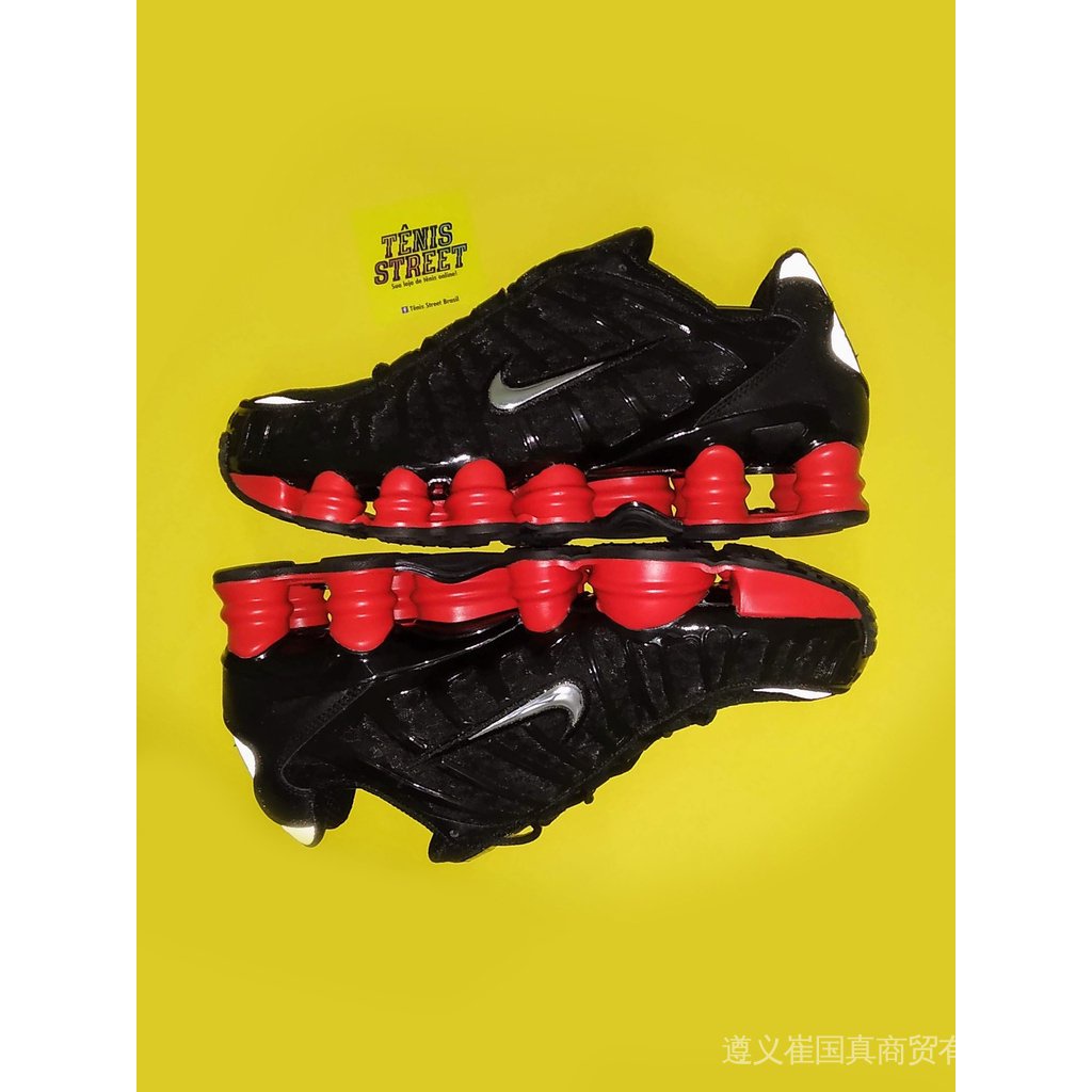 raqueta dorado Positivo Nike Shox TL x Skepta Zapatillas Negro/Rojo/Reflectante | Shopee México