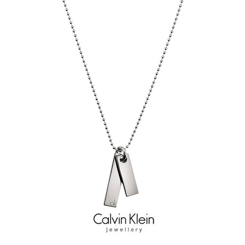 CalvinKlein new ck necklace couple style fashion simple style men's and  women's clavicle chain guard series gift personality luxury birthday gift  boyfriend gift KJ06BN010100 couple gift birthday gift [Double Eleven Gift]]  |