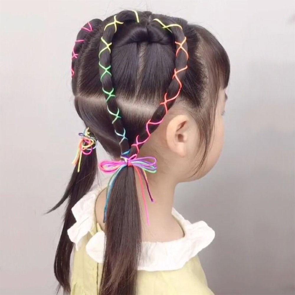 10 Pzs Trenzas Para El Cabello Para Niñas | Shopee México