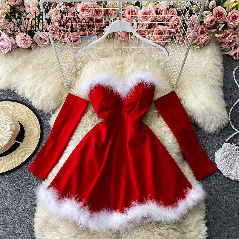 Vestidos navideños cheap para mujeres