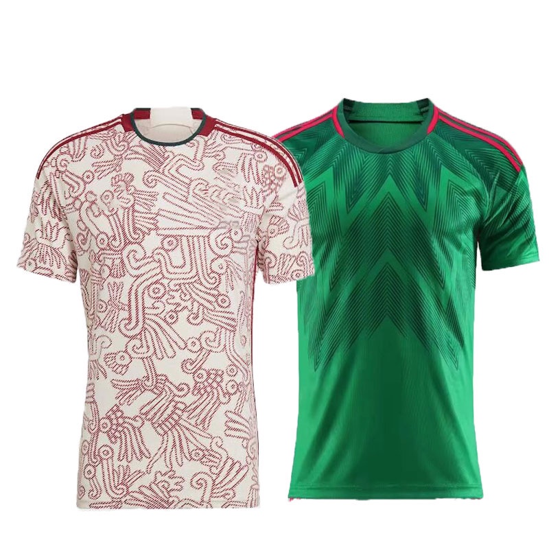 Jersey / Camiseta De Fútbol México 2022 Verde Versión Del Jugador Camiseta De Fútbol De La Selección Nacional De