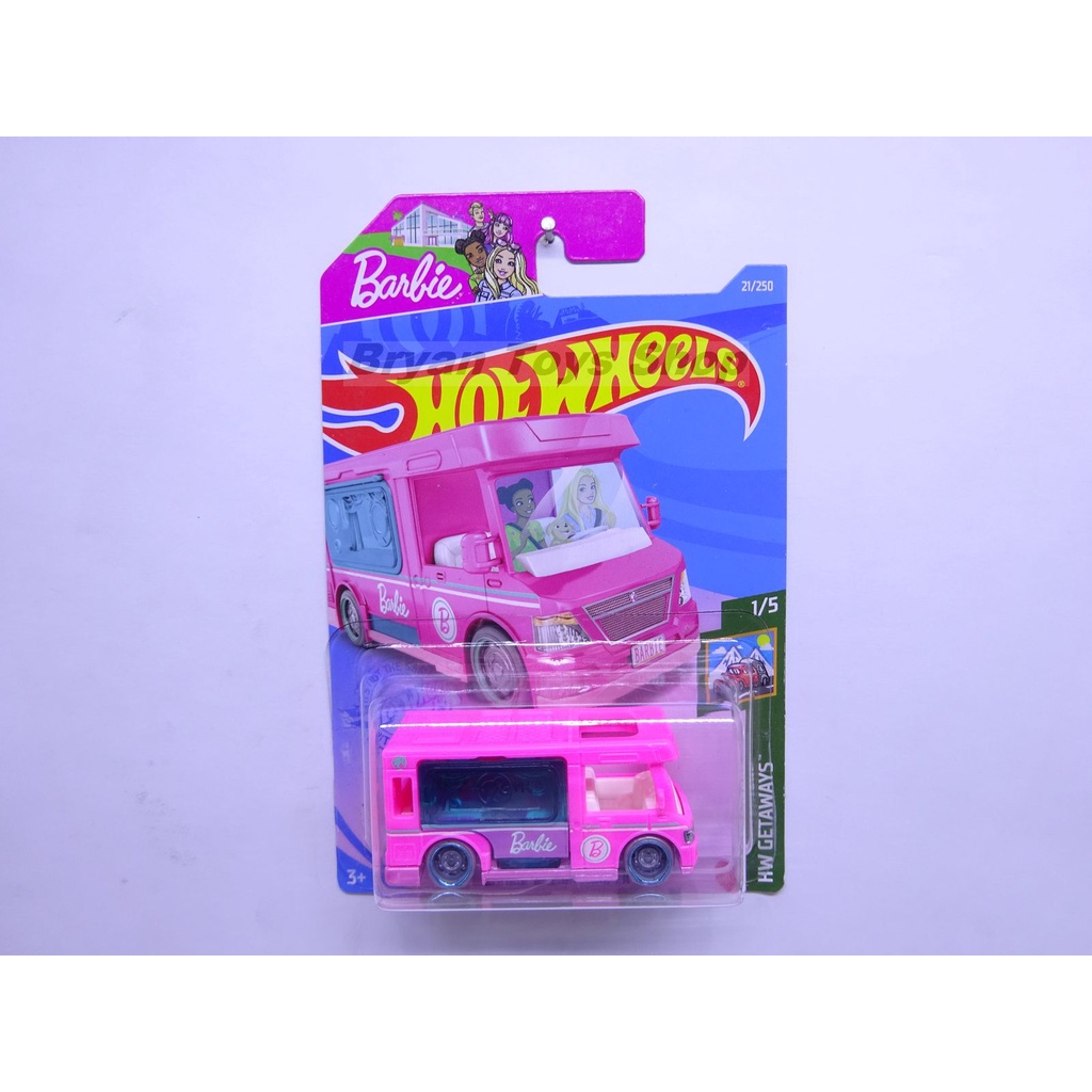 Hot Wheels Barbie Dream Camper rosa Shopee México