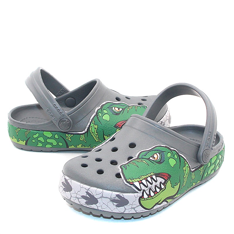 Zapatos Para Niños crocs Originales 3D Patrón De Dinosaurio Sandalias  Lindas Para Niño Niña Listo stock [026] | Shopee México