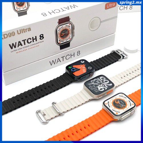 KD99 Ultra Smart Watch Series Monitoreo De Frecuencia Cardíaca GPS Tracker Siri Bluetooth Llamando Pk Dt8 Iwo 16 T800 T55 pro max