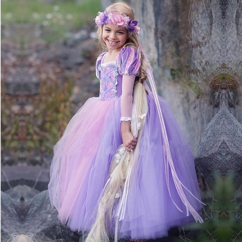 Vestido De Navidad De Manga Larga Para Niñas Princesa Fiesta De Halloween  Disfraz De Cosplay De Personaje De Dibujos Animados Para Niños | Shopee  México