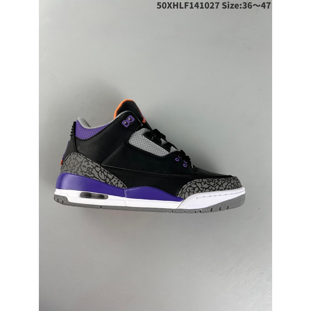 original Air Jordan Court Purple " Negro Morado AJ3 Zapatos De Mujer Tenis De Las Mujeres De Los Hombres Zapatillas De 640 Baloncesto Artículo No . : CT8532-050 | Shopee México