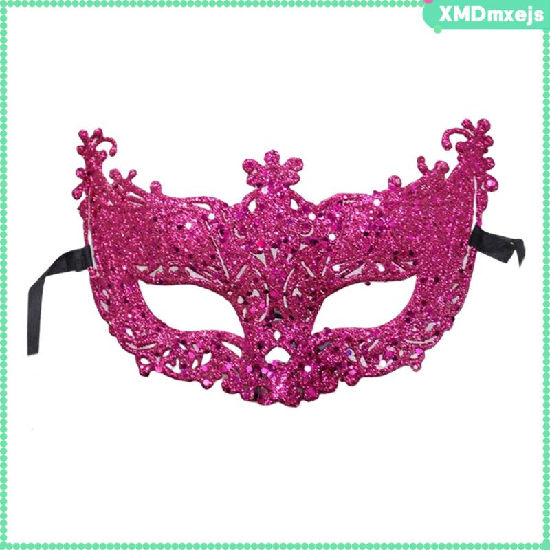 Xmdmxejs] Disfraces De Mascarada De Purpurina Accesorios Suministros De  Carnaval Media Cubierta Para Fiesta De Halloween Espectáculo De Escenario  Vestir Mujeres Hombres Mardi Gras | Shopee México
