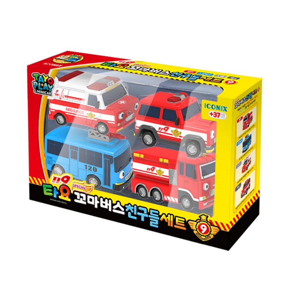Tayo Little Bus Friends 6tlg Set Spielzeugauto Cito Nuri Toto