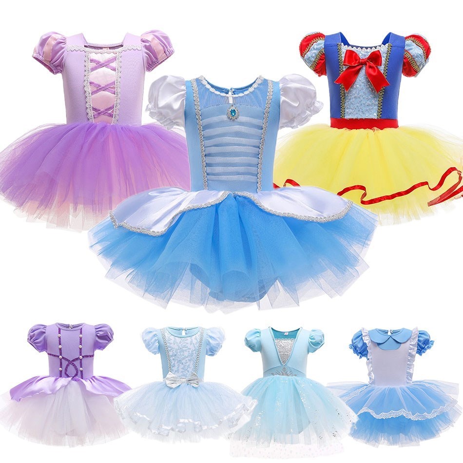◈ ○ ❒ Vestido De Princesa Para Bebé Niña Niños Frozen Anna Rapunzel  Cenicienta Elsa Blanco Nieve Tutú Ballet Cumpleaños Par | Shopee México