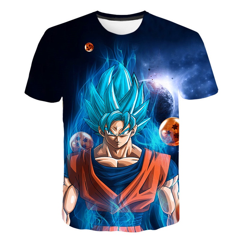 envío gratis Anime Goku niño jugando Palo de Hombre Unisex Camisa Camiseta  de manga corta Entrega rápida MEJOR PRECIO DE GARANTÍA