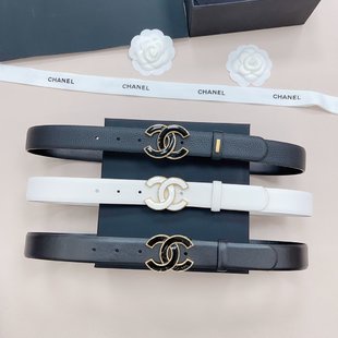 Presta atención a dos semanas Opiáceo Cinturón De Mujer Chanel Classic De 3,0 Cm | Shopee México