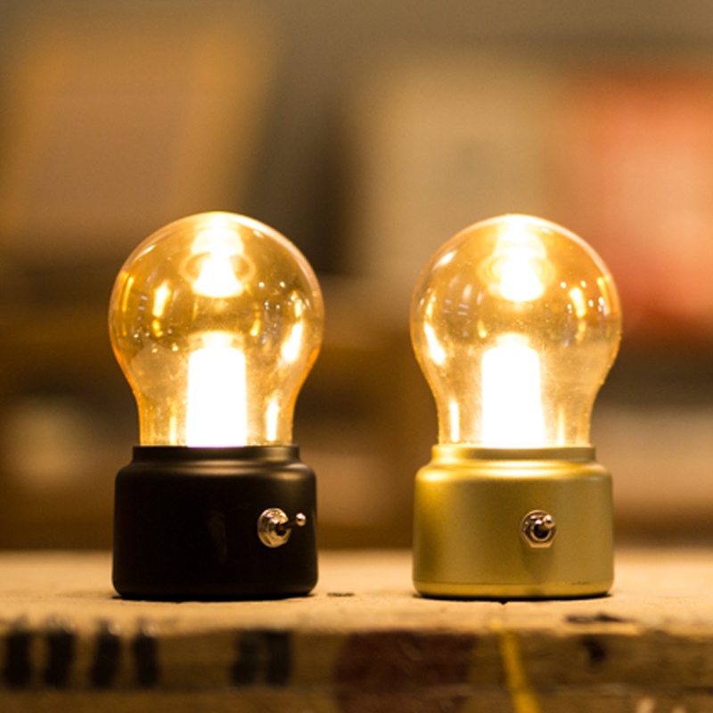 Bombilla De Noche Recargable Clásica LED Vintage/Foco Retro/Luz De ...