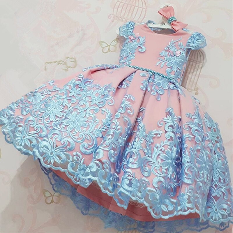 Elegante Vestido De Fiesta Para Niñas 4-10 Años Princesa Para Novia Vestidos  De Niños Noche | Shopee México