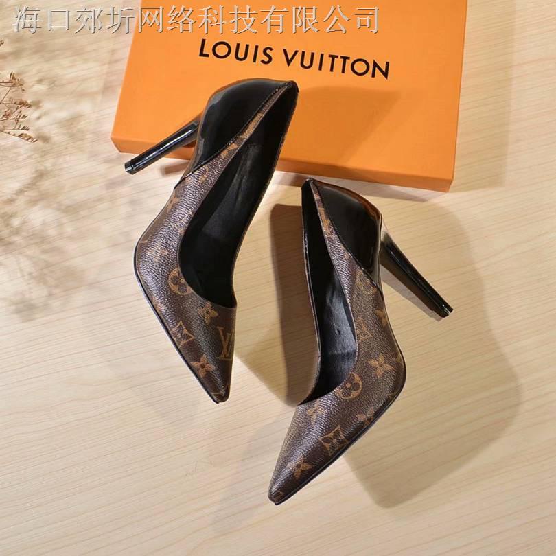✲ Louis Vuitton LV Moda Clásica Tendencia Tacones De Mujer cm 35-40 | Shopee México