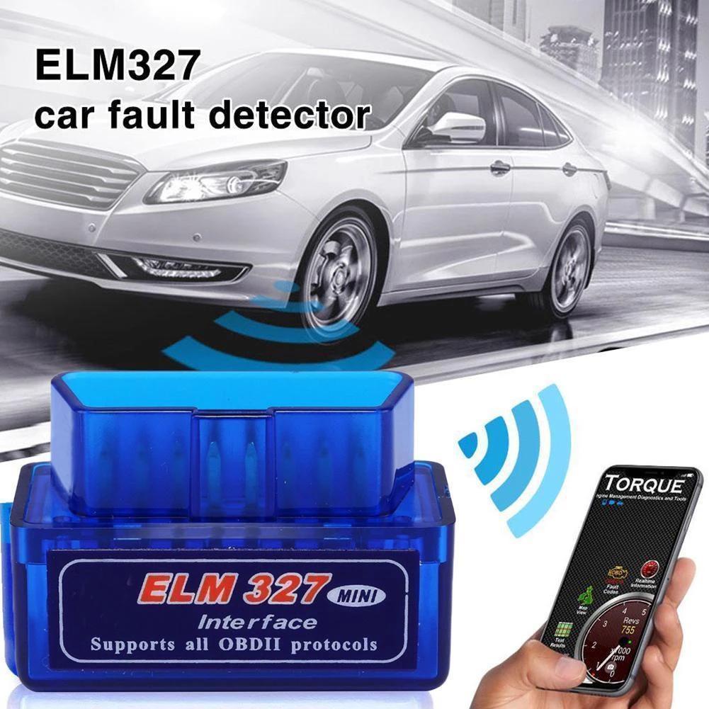Mini ELM327 OBD2 Bluetooth OBD-II Coche Herramienta de diagnóstico lector de escaneo Android Torque 