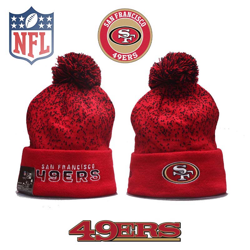 New Era Women's San Francisco 49ers 2023 Sideline White Knit Beanie