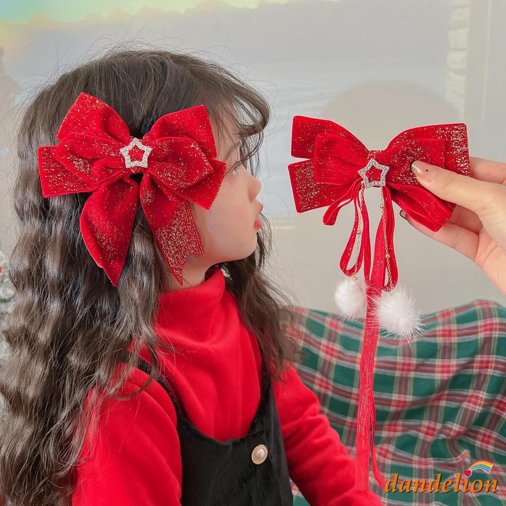 Diente De León-Clip Para El Cabello De Las Niñas , Lindo Dulce Lazo Estrella  Princesa Accesorios De Peinado Regalo Para Navidad Año Nuevo | Shopee México