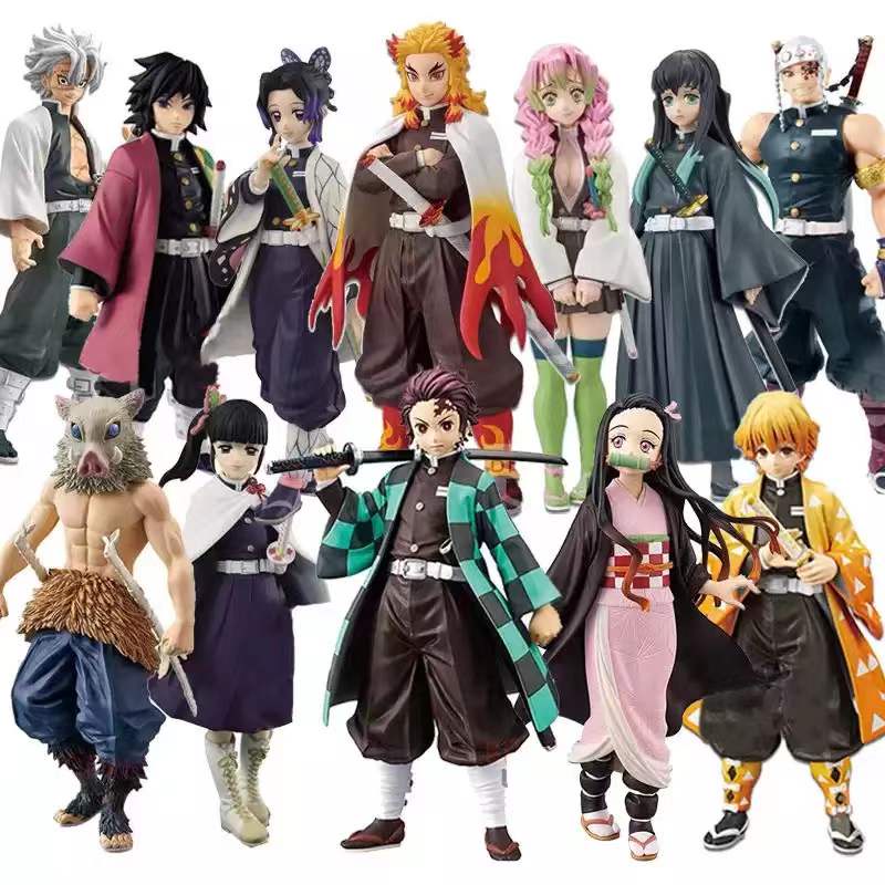 Dmon Slayer Figuras With Box kimetsu No Yaiba Figuras Nezuko Kamado 