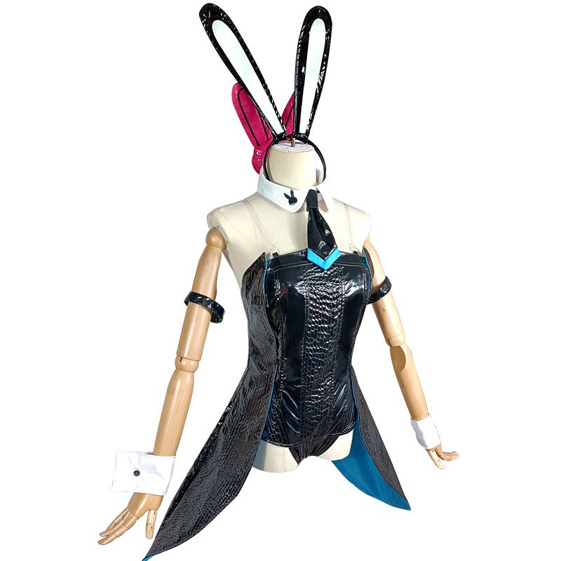 Peluca De Disfraz De Fiesta De Conejo 1 : 1Jogerli-Miku , Precioso Vestido  Sexy De Halloween Para Mujeres , Medias , Traje De Personaje De Anime |  Shopee México