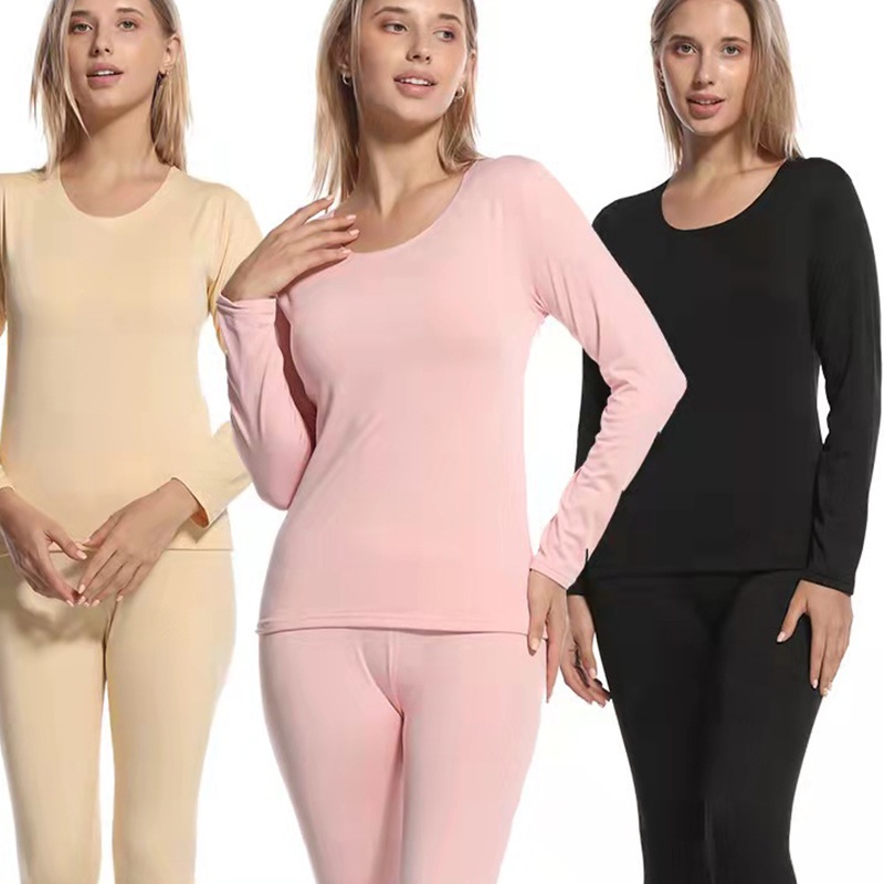 Ropa Interior Térmica De Invierno Para Mujer Traje De Dormir Largo Cálido  Conjunto De Terciopelo Fino Talla Grande | Shopee México