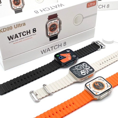 KD99 Ultra Smart Watch Series Monitoreo De Frecuencia Cardíaca GPS Tracker Siri Bluetooth Llamando Pk Dt8 Iwo 16 T800 T55 pro max