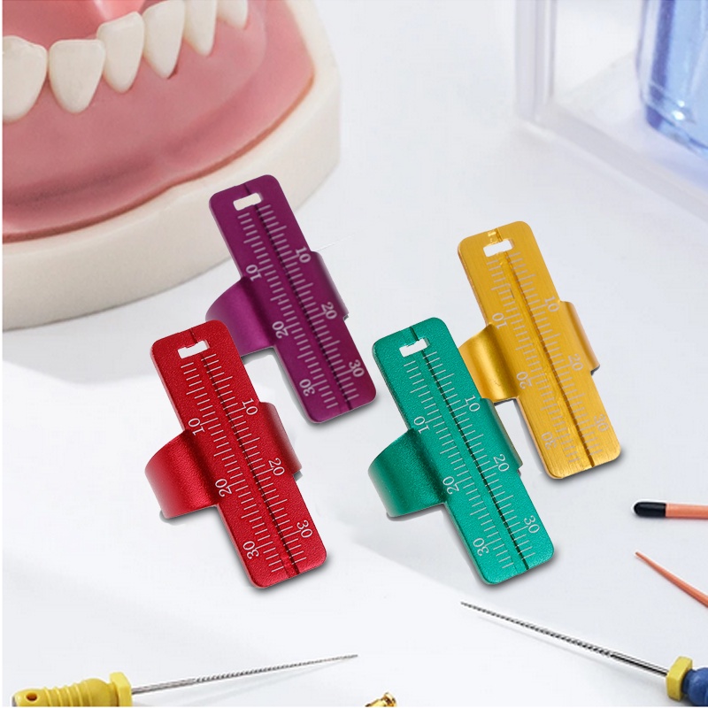 Regla De Dedo Para Medir La Escala Endodoncia Instrumentos Dentales