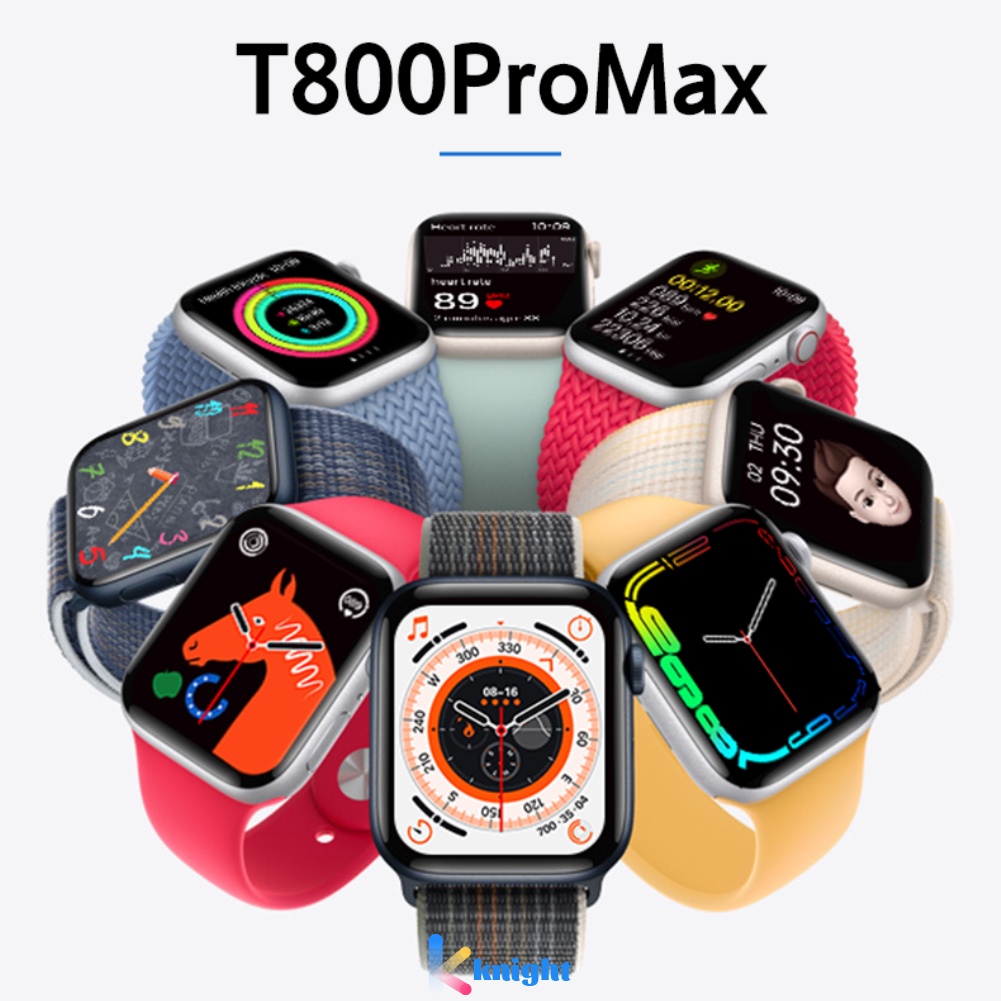 Reloj Inteligente De 1,99 Pulgadas T800 Pro Max Serie 8 Bluetooth Call Smartwatch KNIGHT