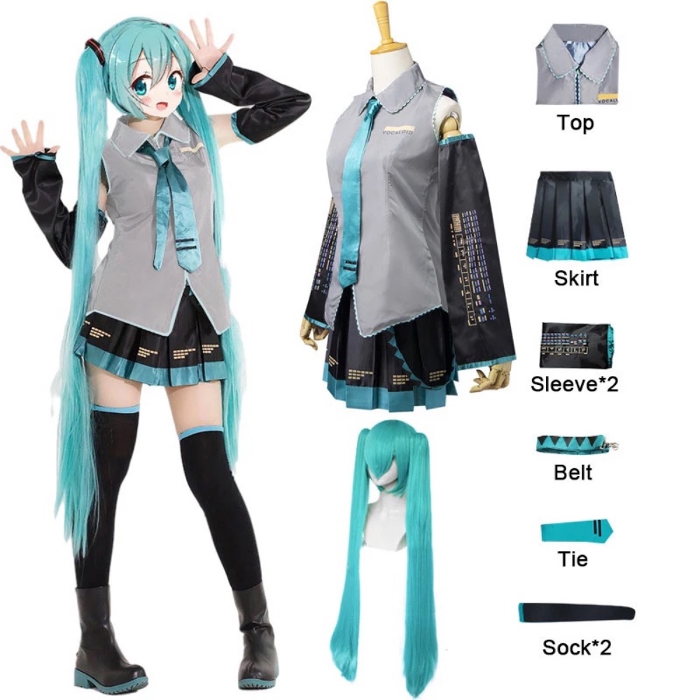 cosplay hatsune miku | Shopee México