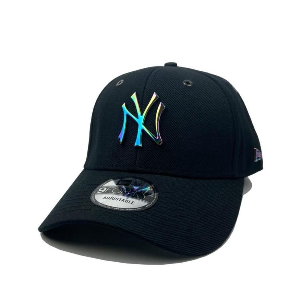 Mlb NY METAL gorra de béisbol ORIGINAL RAINBOW LOGO placa
