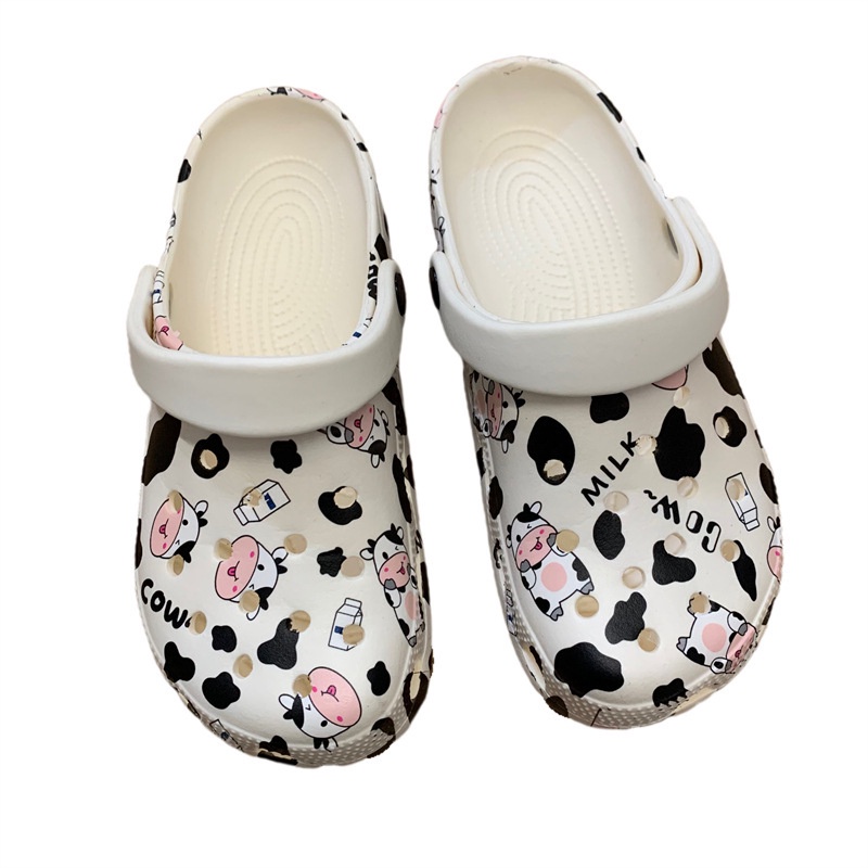 Crocs Zapatos De Playa Transpirables Antideslizantes Para Mujer Con Diseño  De Impresión De Cocodrilos Lindos Sliders De Verano Sandalias INS | Shopee  México