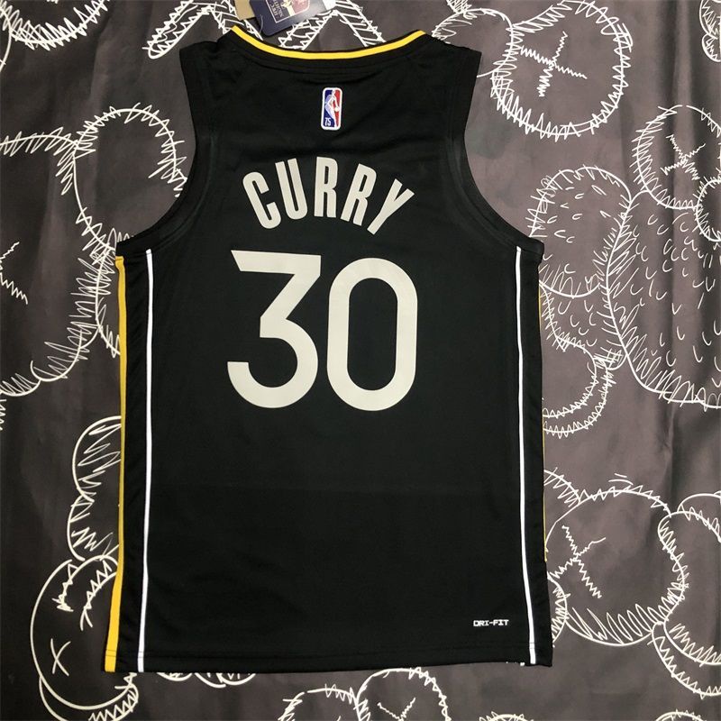 Nike Men's 2022-23 City Edition Golden State Warriors Stephen Curry #30  Black Dri-FIT Swingman Jersey