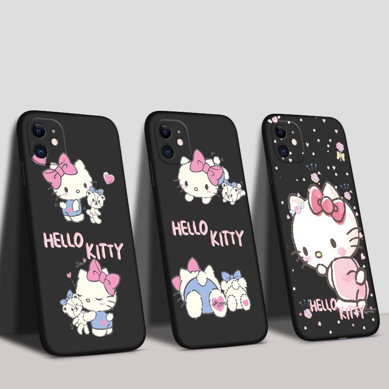 Carcasa Iphone 11 12 Pro Max 12 MIni Funda Para Teléfono Hello Kitty Pink