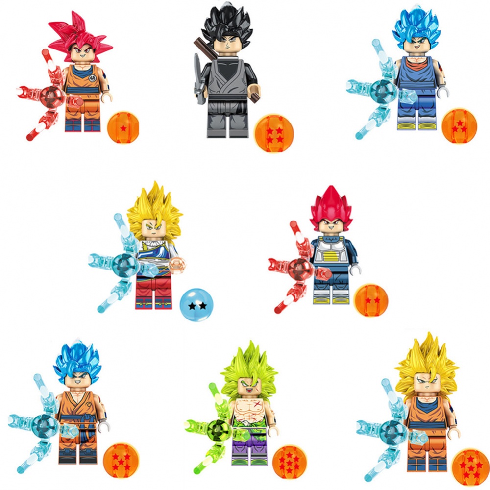 Dragon Ball Minifigures Goku Vegeta Juguetes De Construcción LEGO  compatible KF6142 Alta Calidad | Shopee México