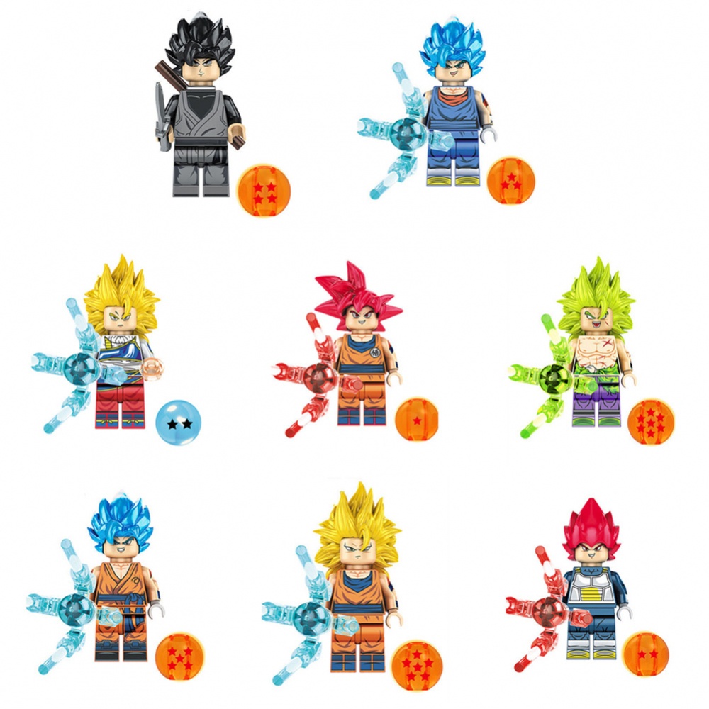 Dragon Ball Minifigures Goku Vegeta Juguetes De Construcción LEGO  compatible KF6142 Alta Calidad | Shopee México